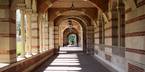 Corridor of Royce Hall at UCLA