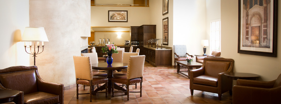 UCLA Guest House Lobby
